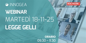 Innogea: Webinar “Legge Gelli. Valutazione annuale dei rischi ai sensi del Decreto attuativo del 15/12/2023: la metodologia di revisione di Innogea” - 18/11/2025