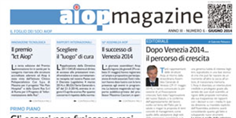 AiopMagazine n° 6 - giugno 2014