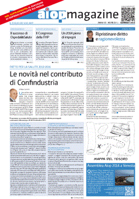 AiopMagazine n° 1 - gennaio 2014